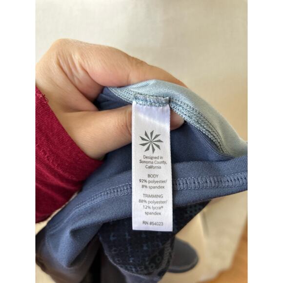 Athleta Running Wild 2.0 Electro Blue Quarter Zip Long Sleeve Jacket - Picture 6 of 7